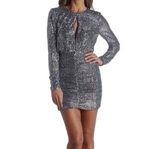 Bardot Onyx Sequin Mini Dress NWT - S